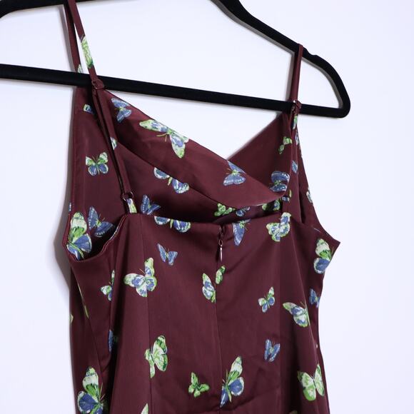 URBAN OUTFITTERS Mallory Butterfly Mini Slip Dress Spaghetti Strap Women's S - Picture 9 of 12